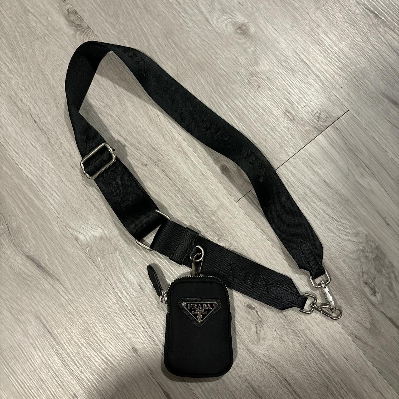 Prada strap with discount pouch