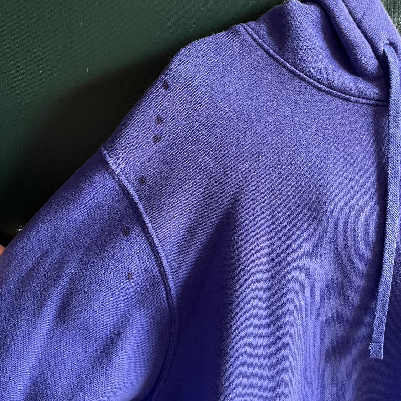 Large blueish/purple Nike hoodie. It’s In great... - Depop