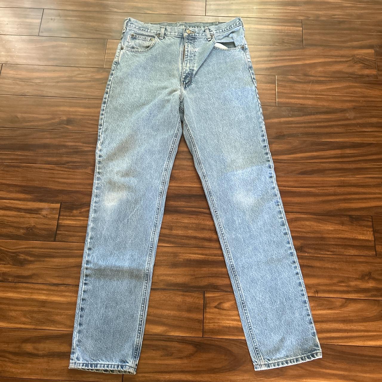 36x36 carhartt jeans these jeans are the perfect... - Depop