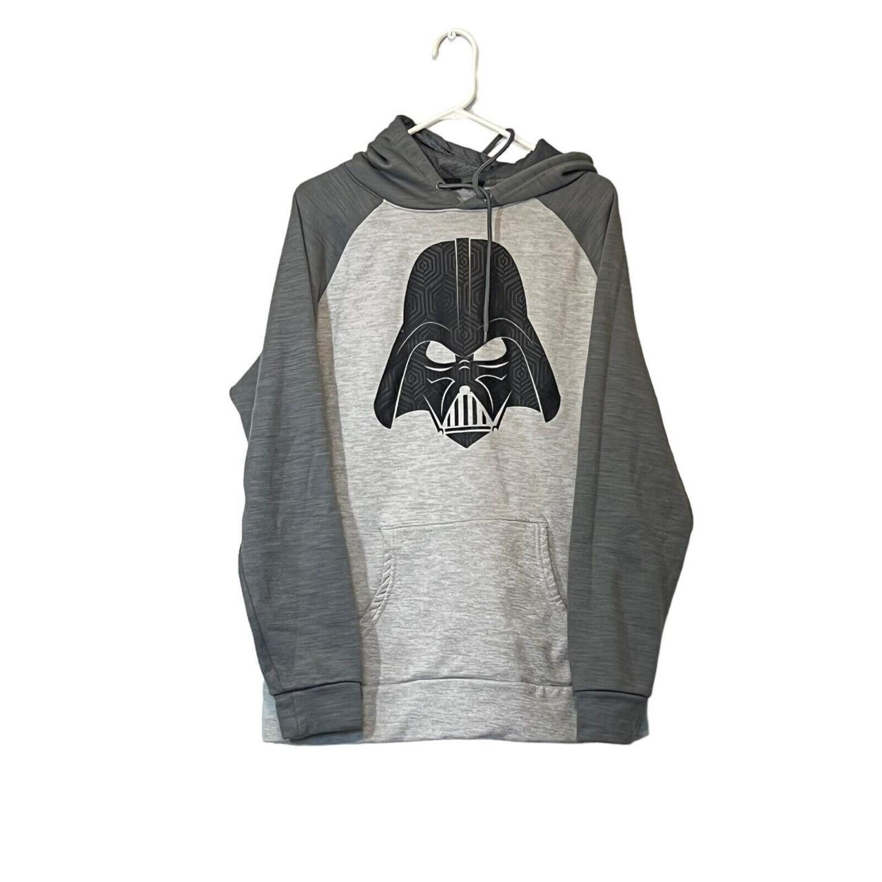 Star Wars Men's Retro Darth Vader Graphic Pullover... - Depop