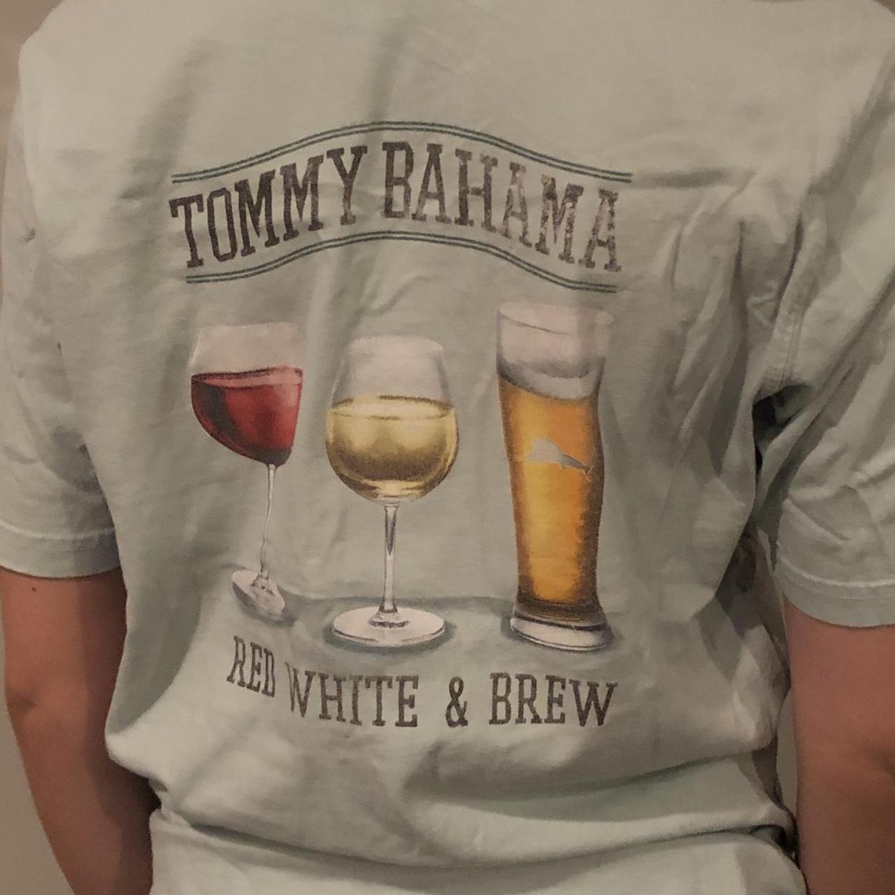 Tommy Bahama Red White and Brew Tshirt for Men