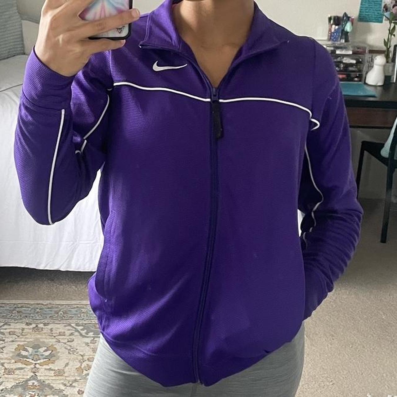 Purple nike jacket womens on sale