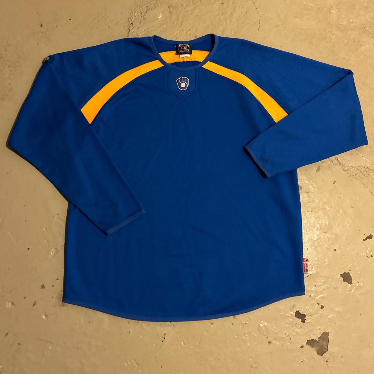 Vintage Milwaukee Brewers Longsleeve Shirt - Depop