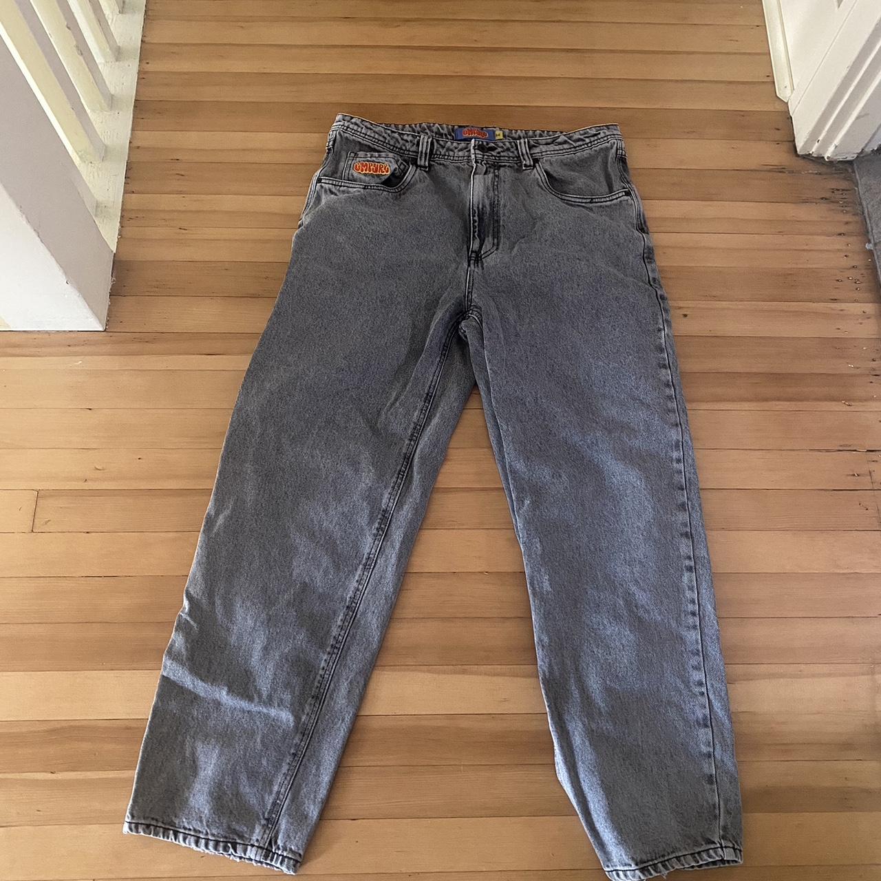 size 34 gray empyre jeans super comfortable and... Depop