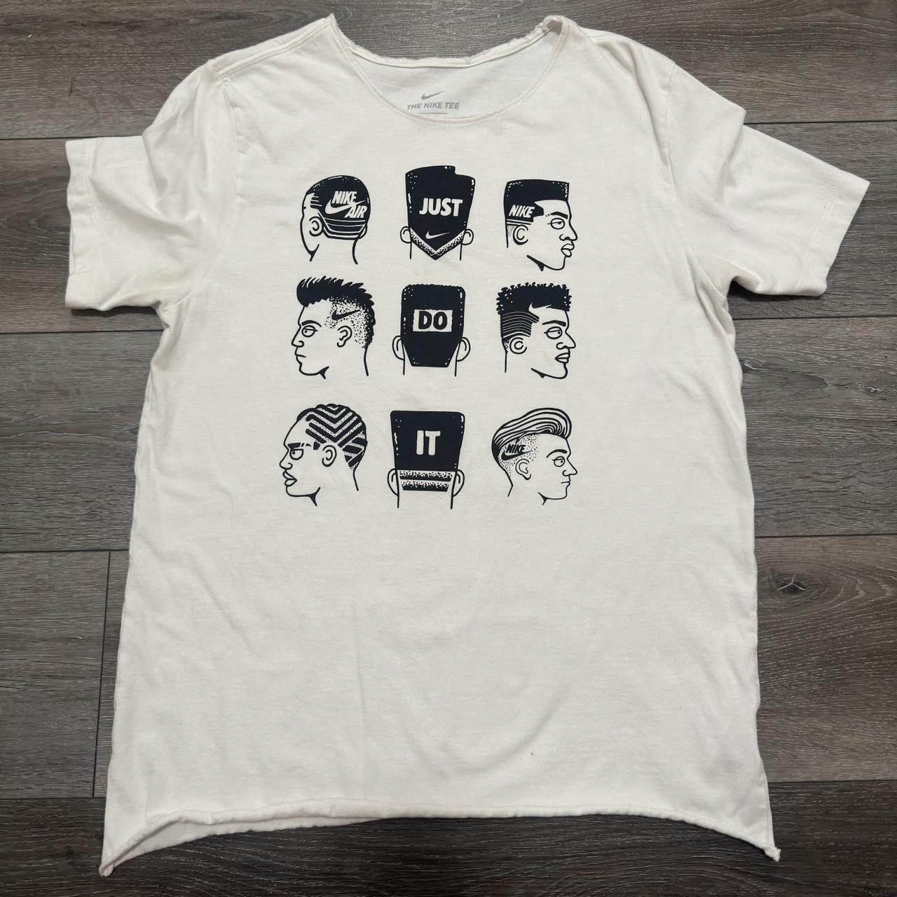 nike haircut t shirt
