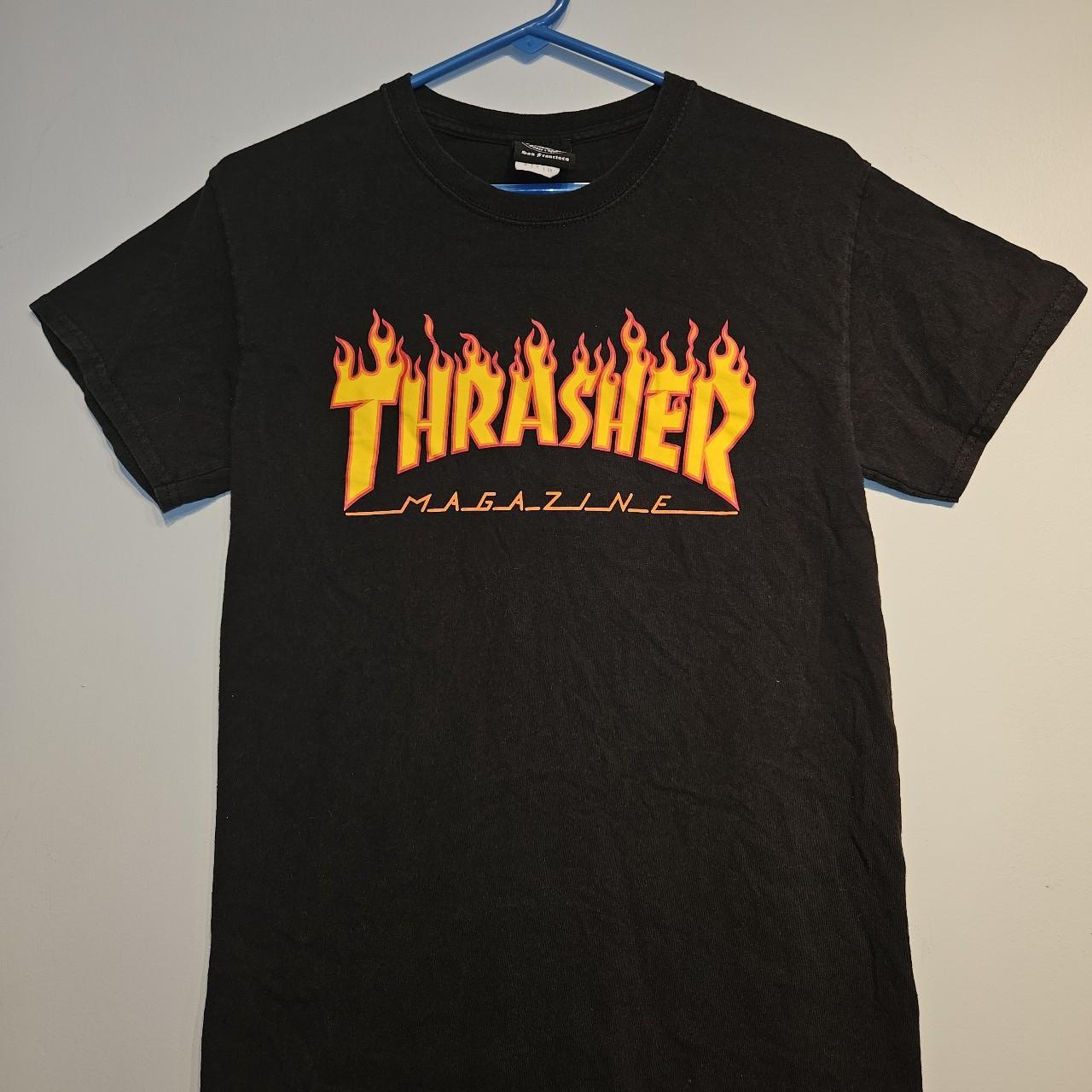 ORIGINAL THRASHER T SHIRT 100 COTTON SMALL PERFECT