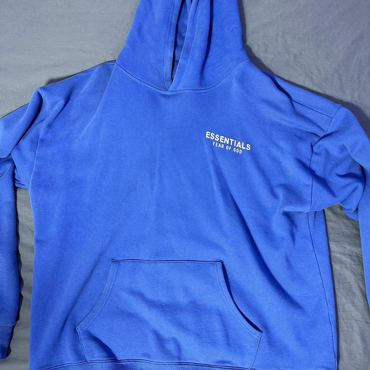 essentials crenshaw blue hoodie - Depop
