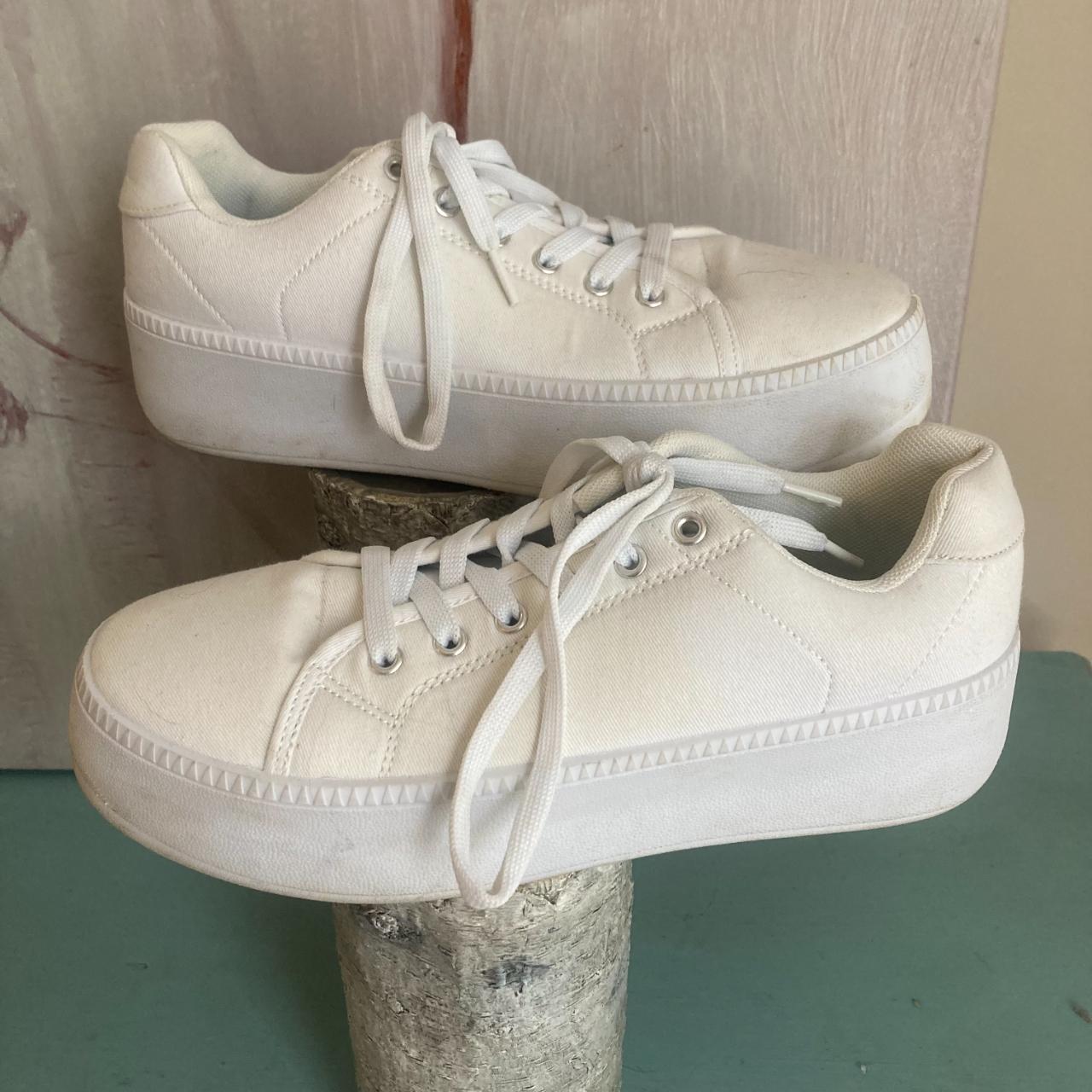 Leather Nasty Gal Chunky Trainers Nasty Gal White Chunky