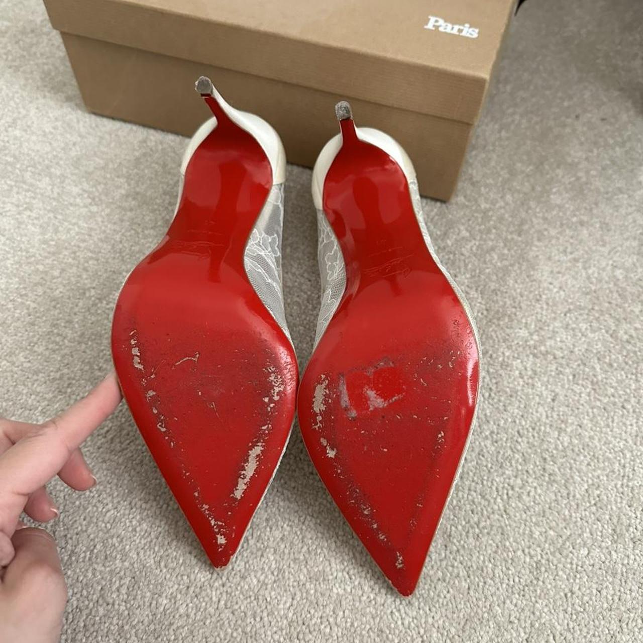 louboutin lace heels