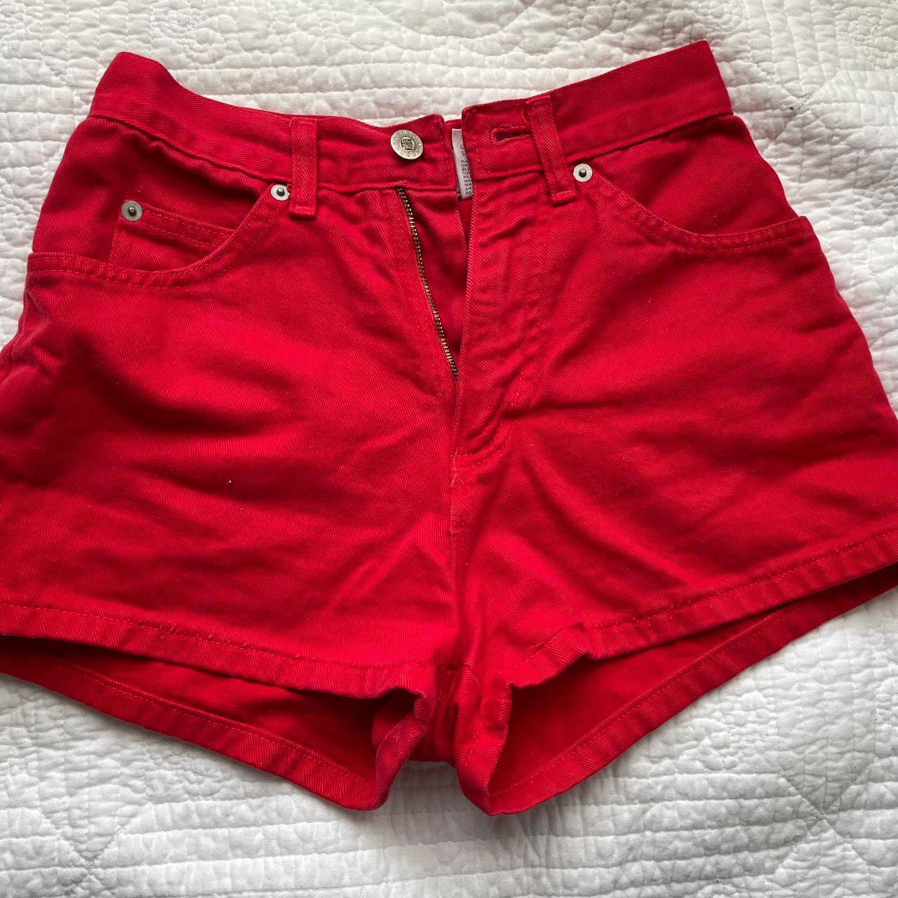 Red Hot Pants Shorts Made In The Usa Depop