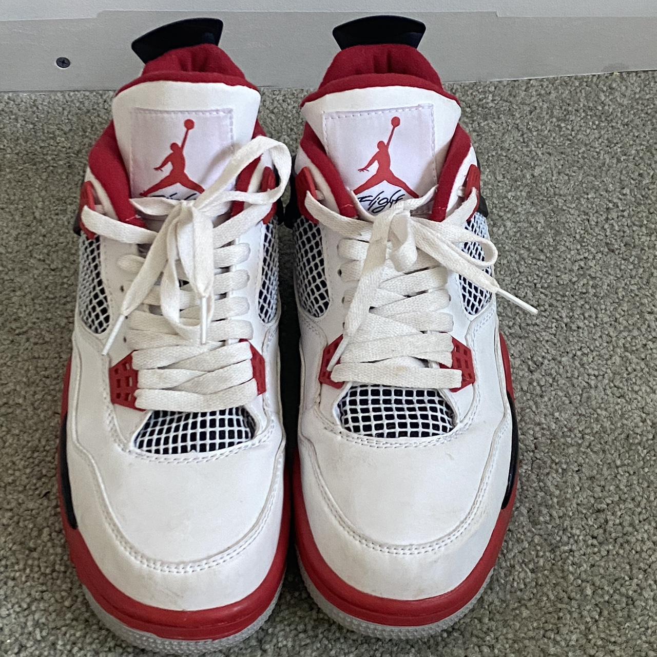 Jordan 4 Retro OG “Fire Red” Men’s size 8 but I’m a... - Depop