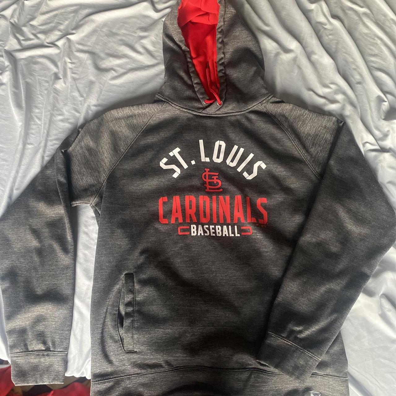 cardinal stock grey hoodie