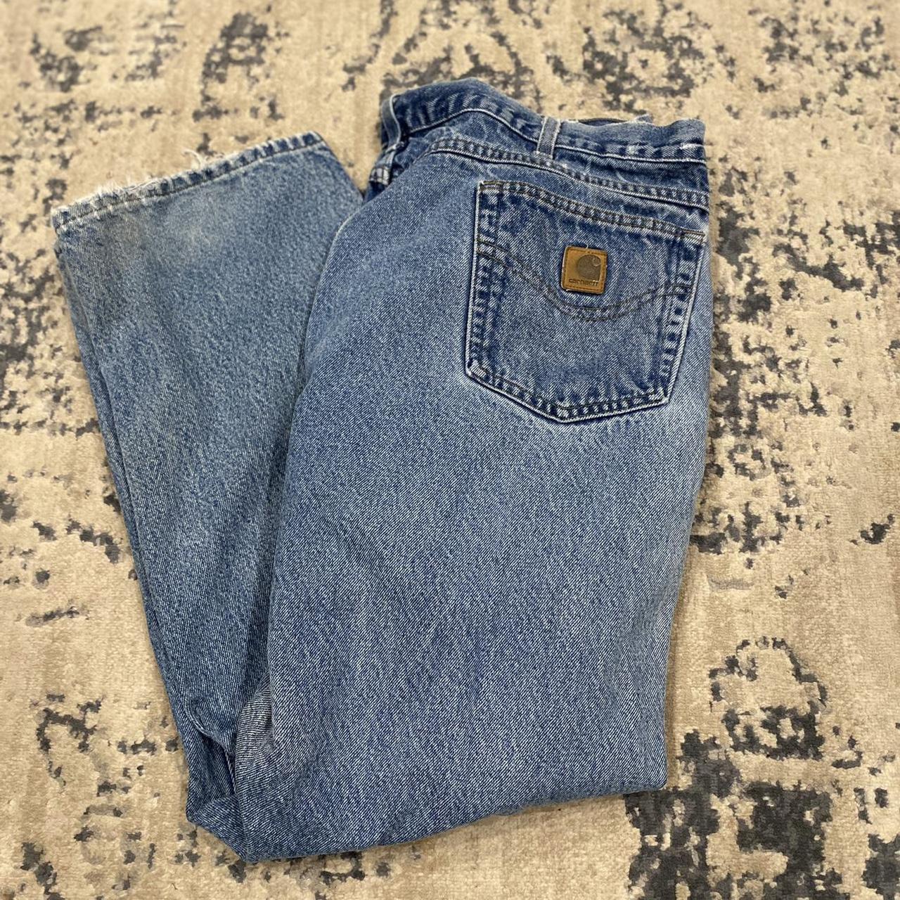 Vintage Carhartt Jeans 40’’ - Depop