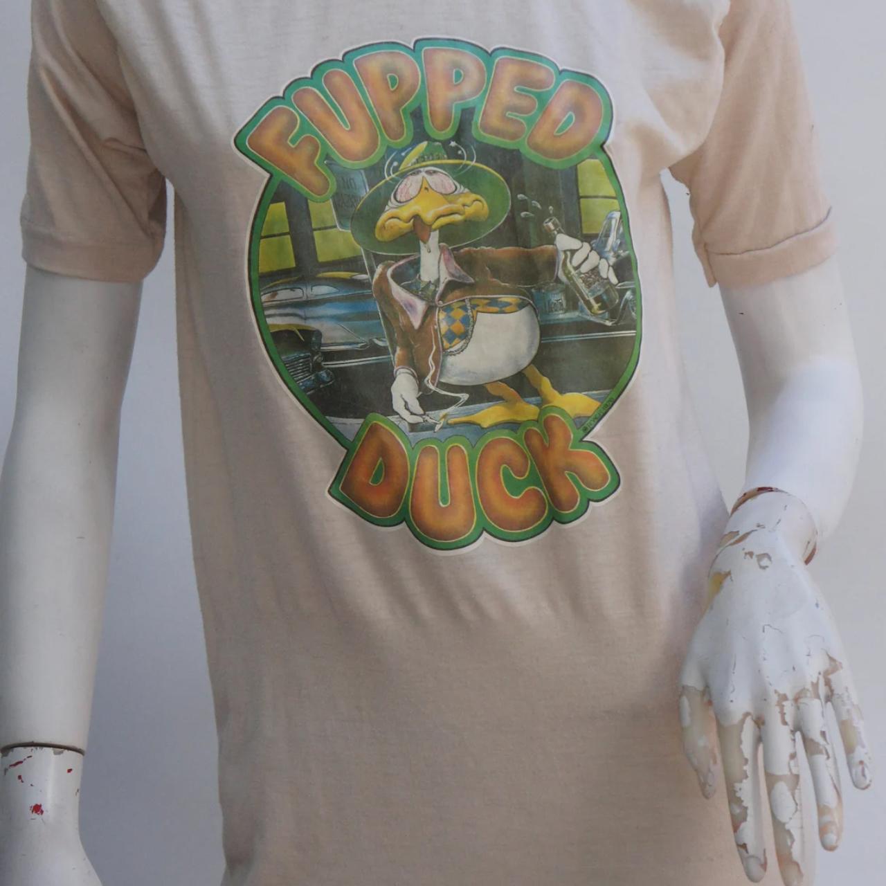 Vintage 70s Fupped Duck T-shirt. Has some surface... | Depop