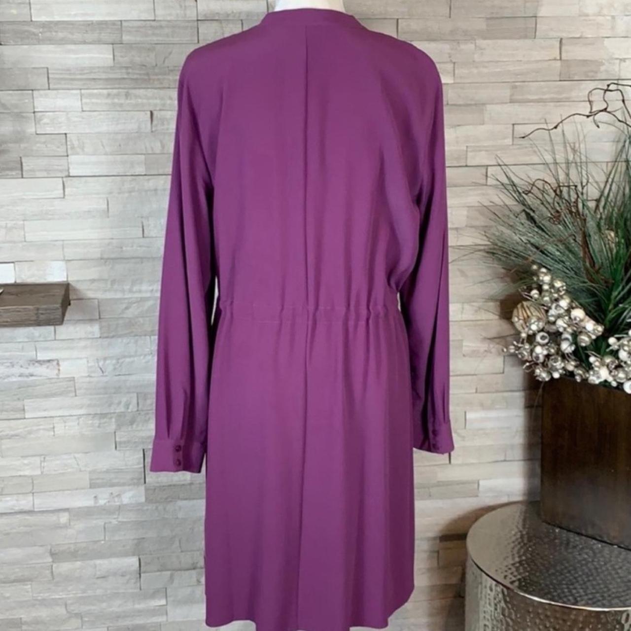 Eileen fisher sale purple dress