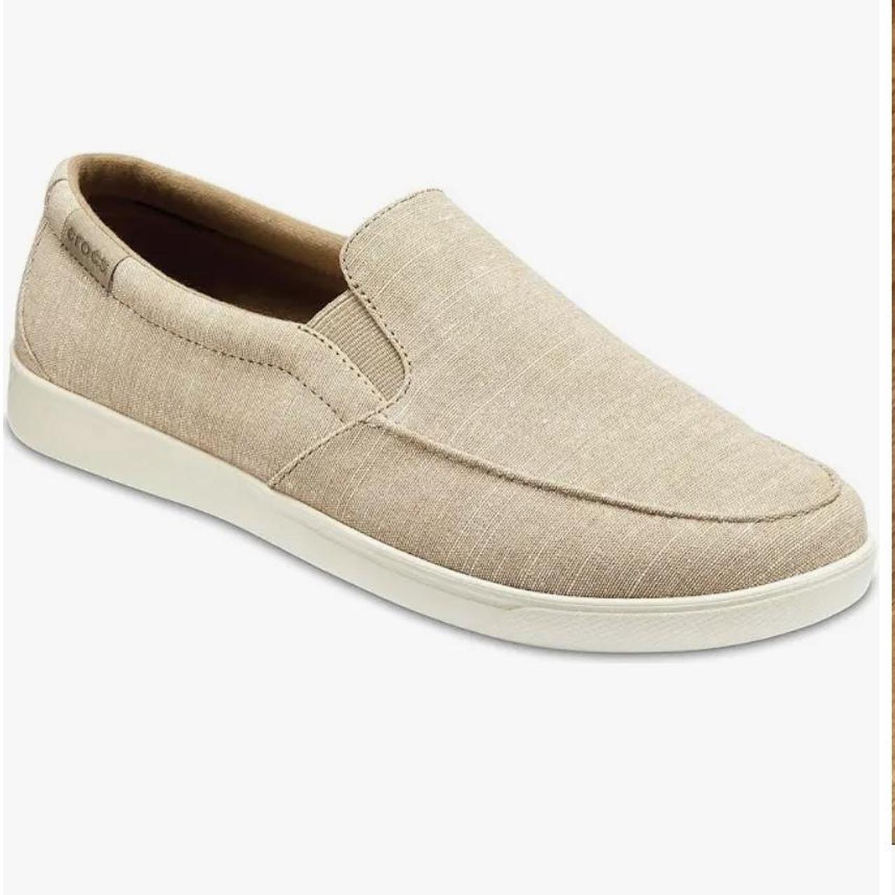 Crocs canvas deals slip on womens