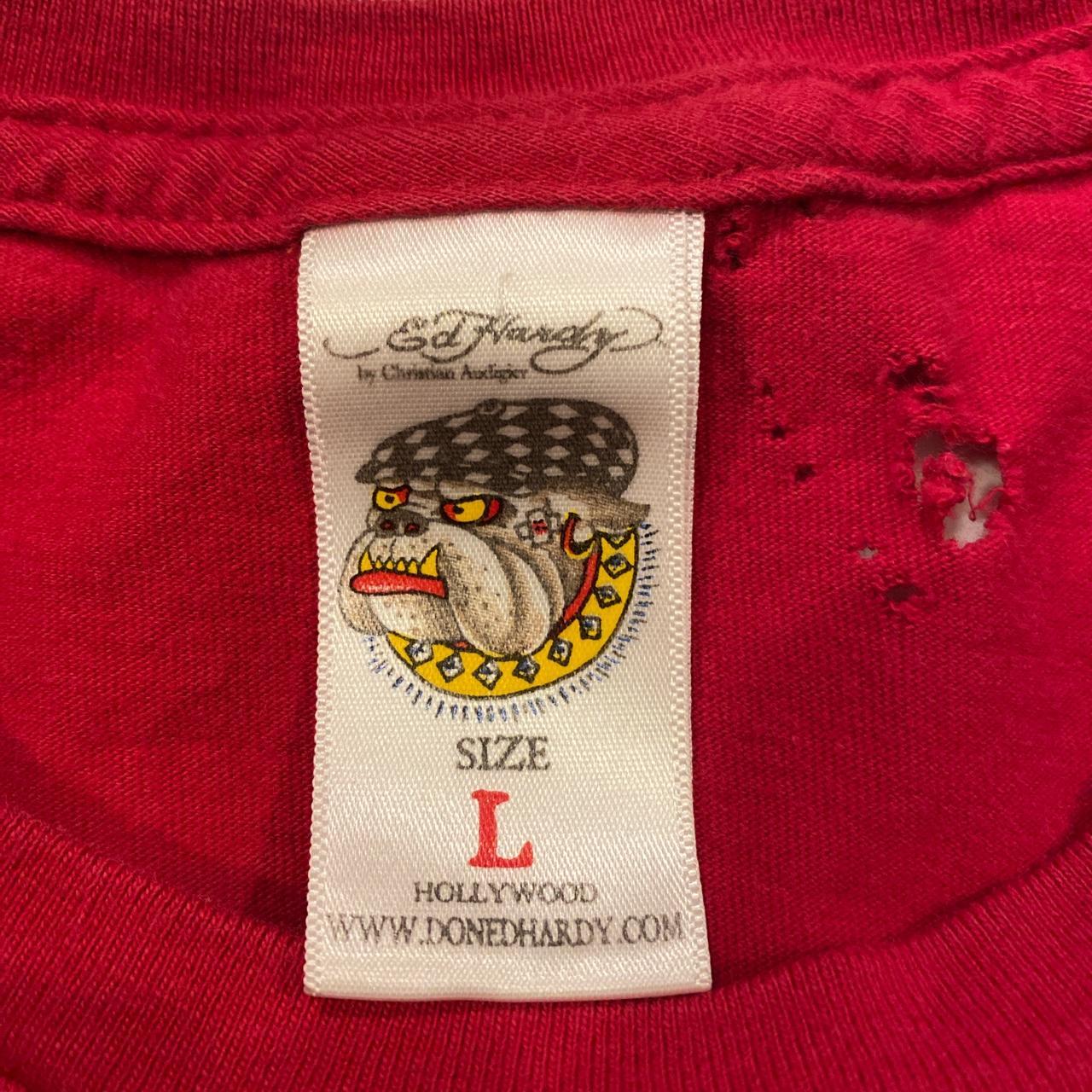 Vintage Ed Hardy tee size Large Depop