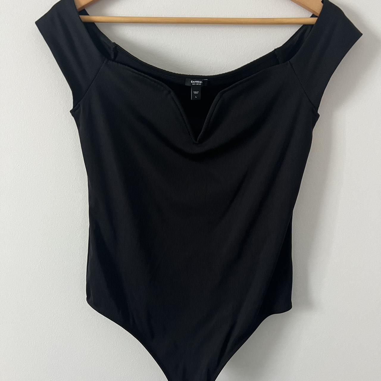 Black Bodysuit Express Size Large Depop