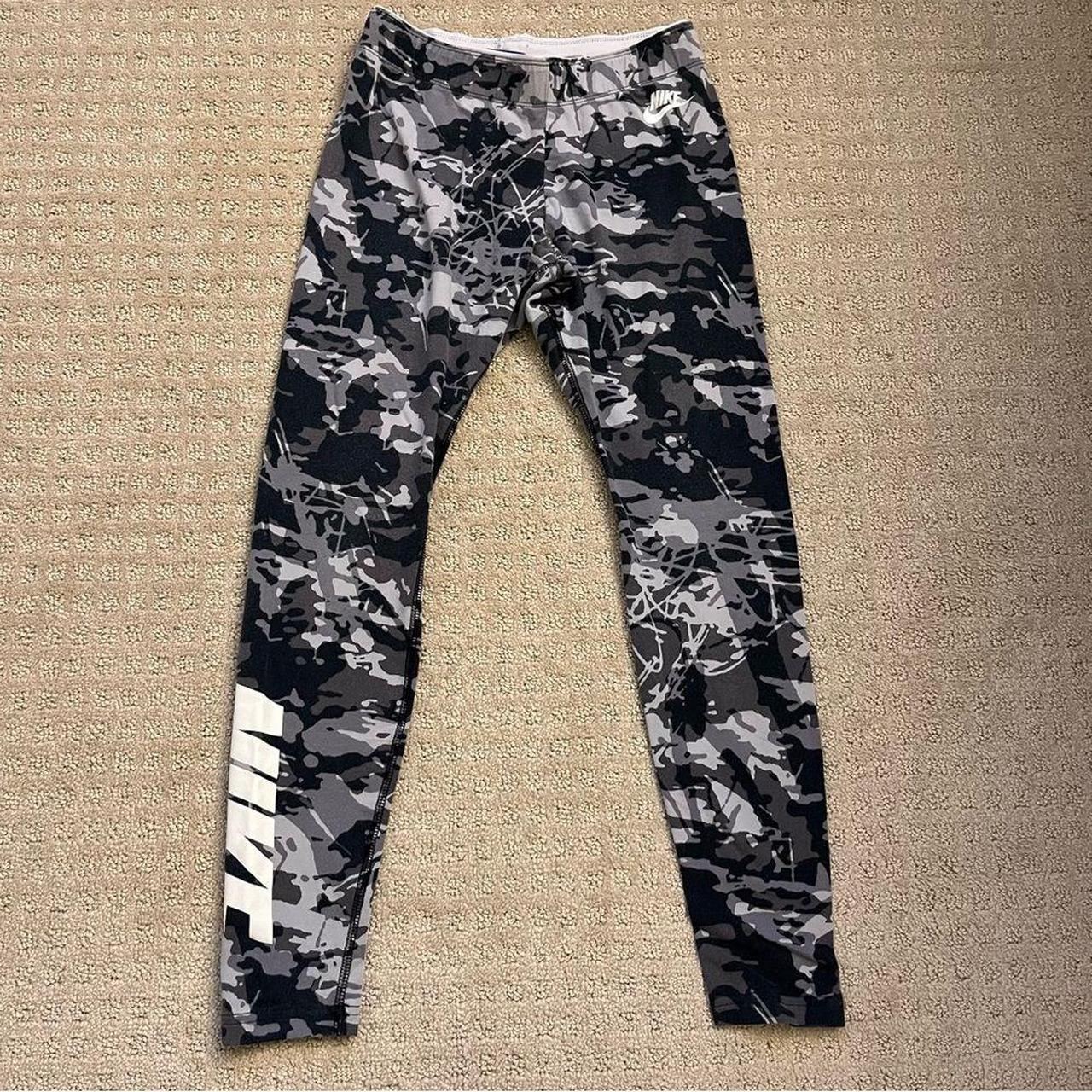 nike grey camo leggings