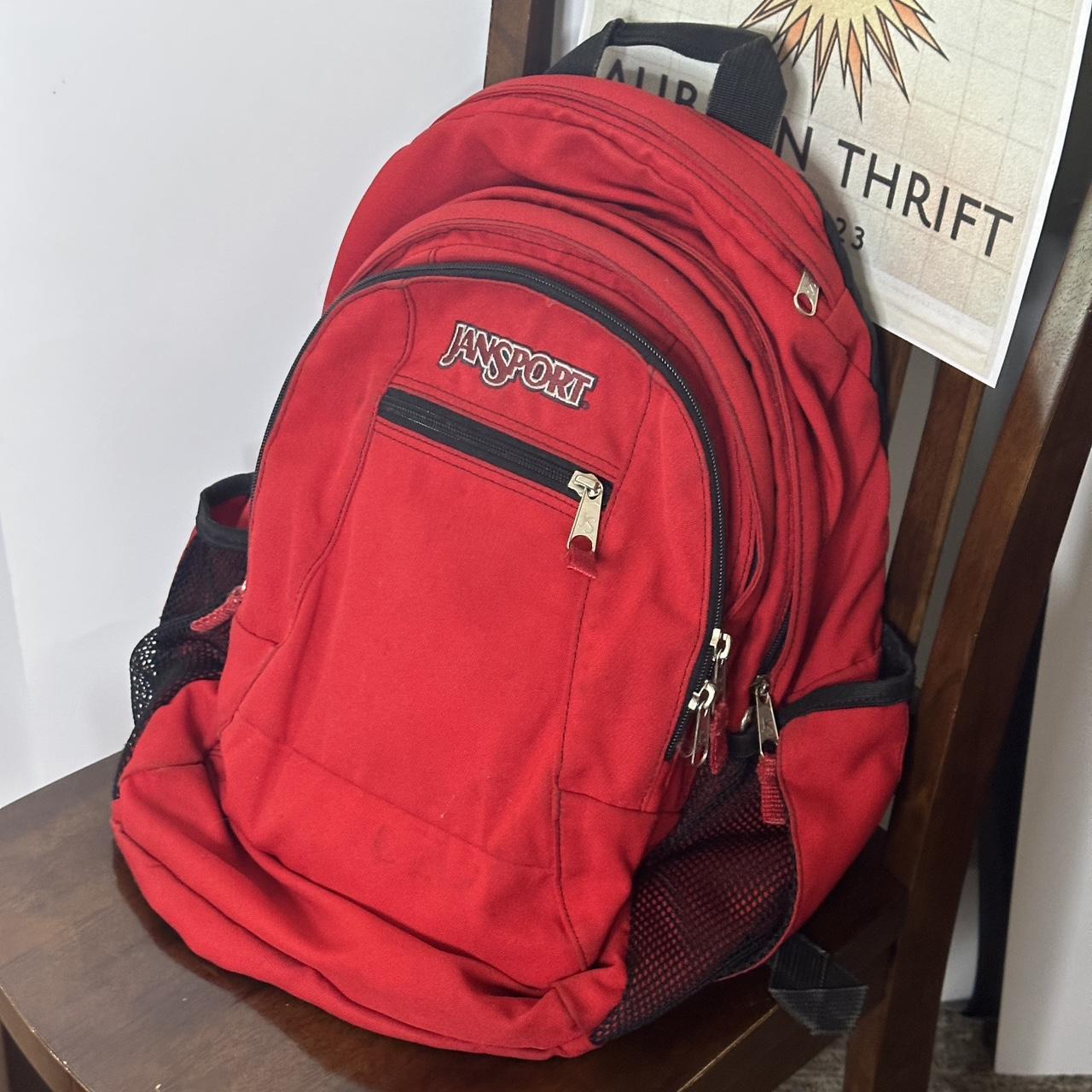 Jansport backpack red Send Offers Depop