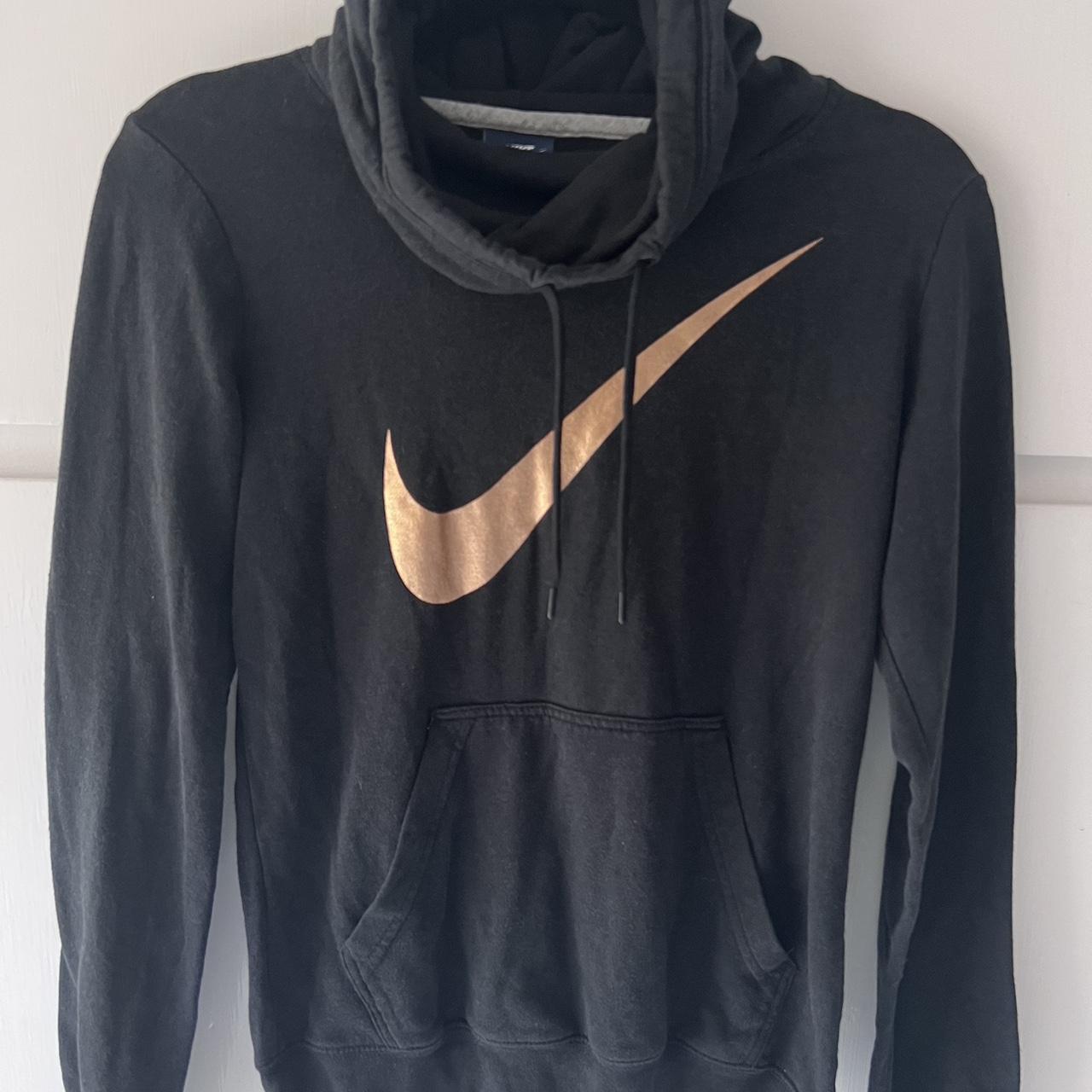 Rose gold and 2025 black nike hoodie