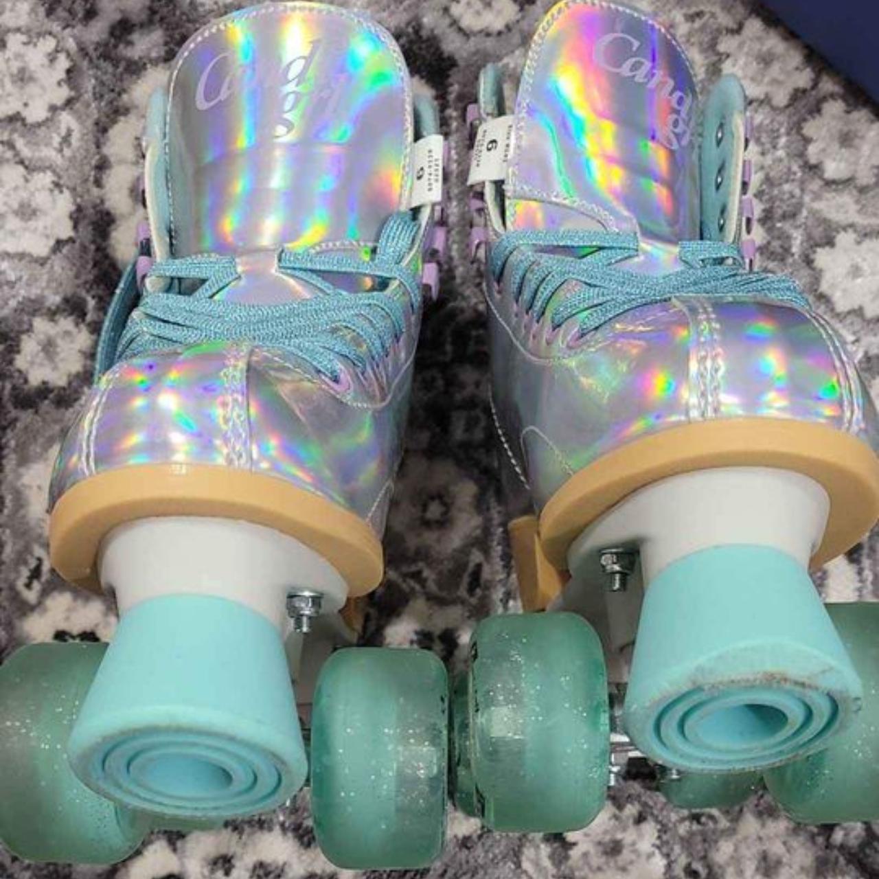 Candi Girl Roller Skates Size 6 Like new, used... Depop