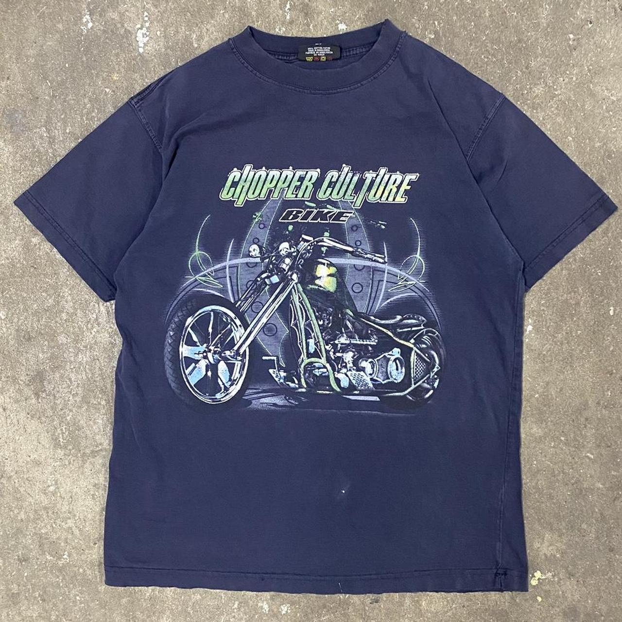 Choppers Biker Tee Men Medium 4,99$ Untracked... - Depop