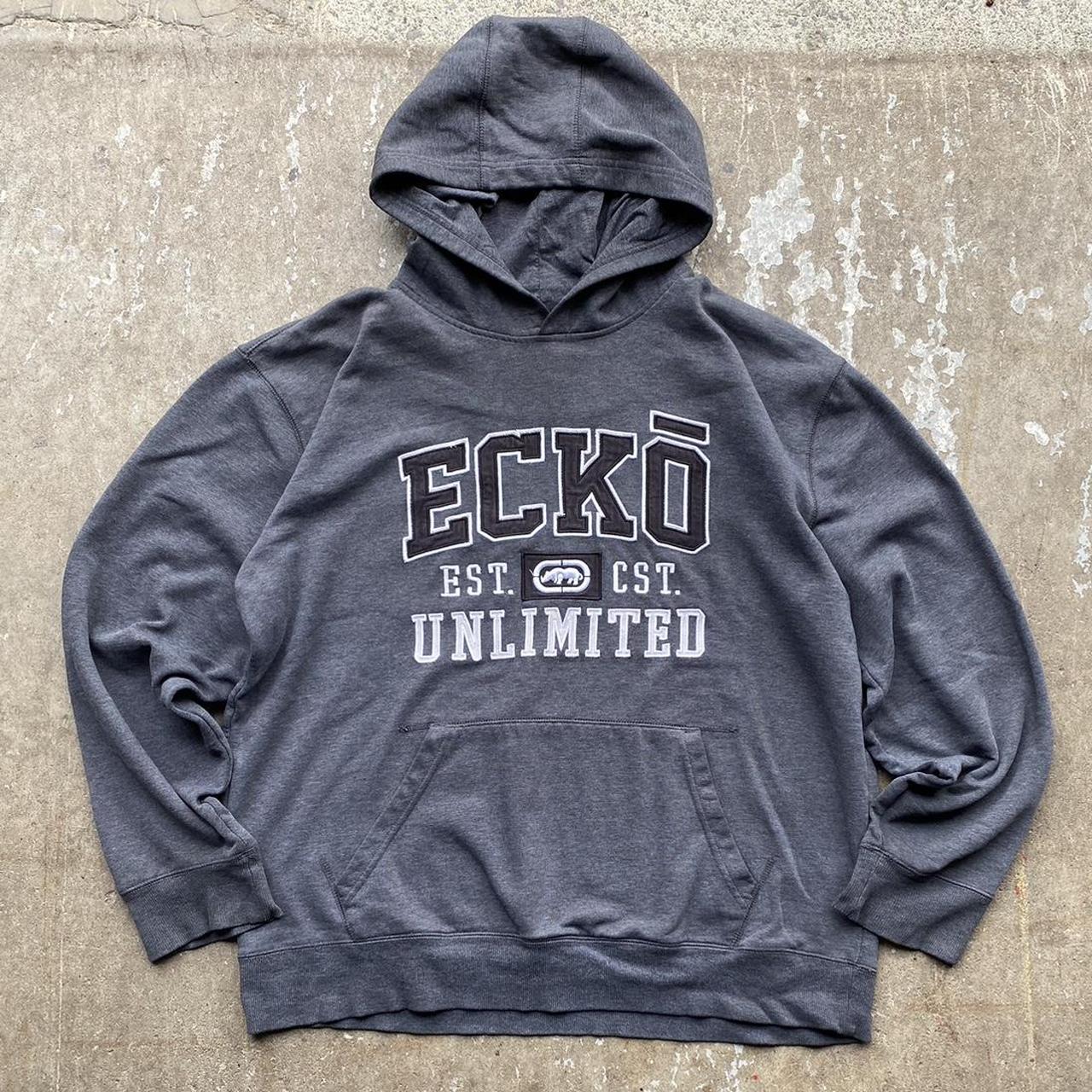 00s Ecko Untld Hoodie Men XXL (Model 5’’9 wear... - Depop