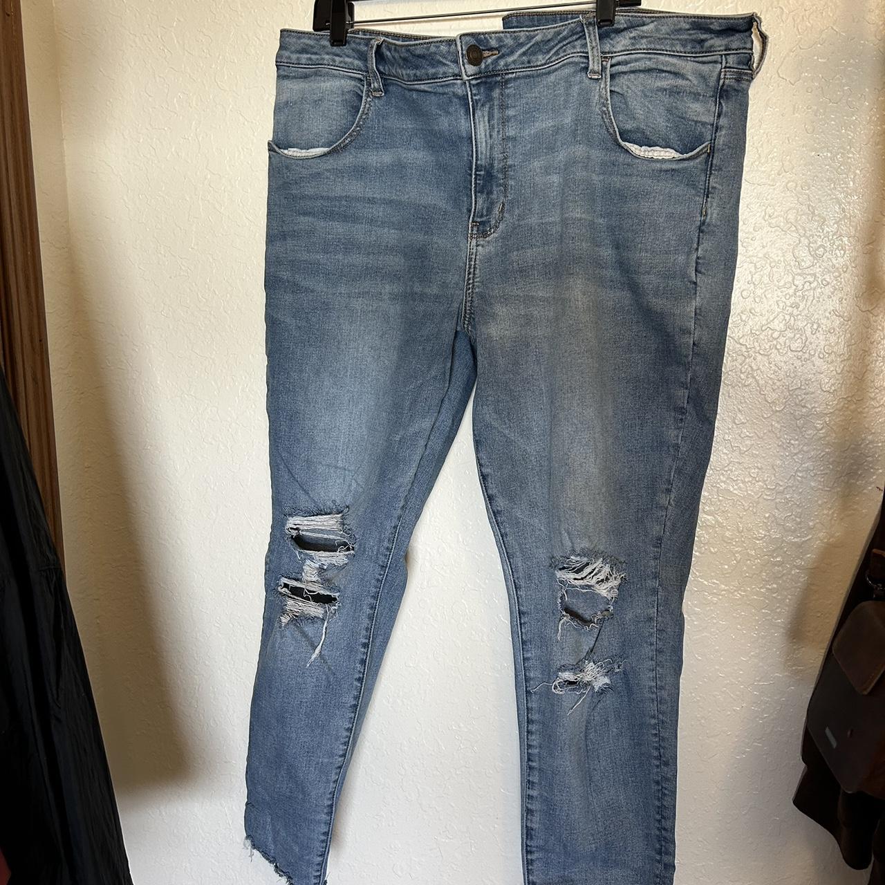 american eagle jeans plus sized 22 great condition - Depop