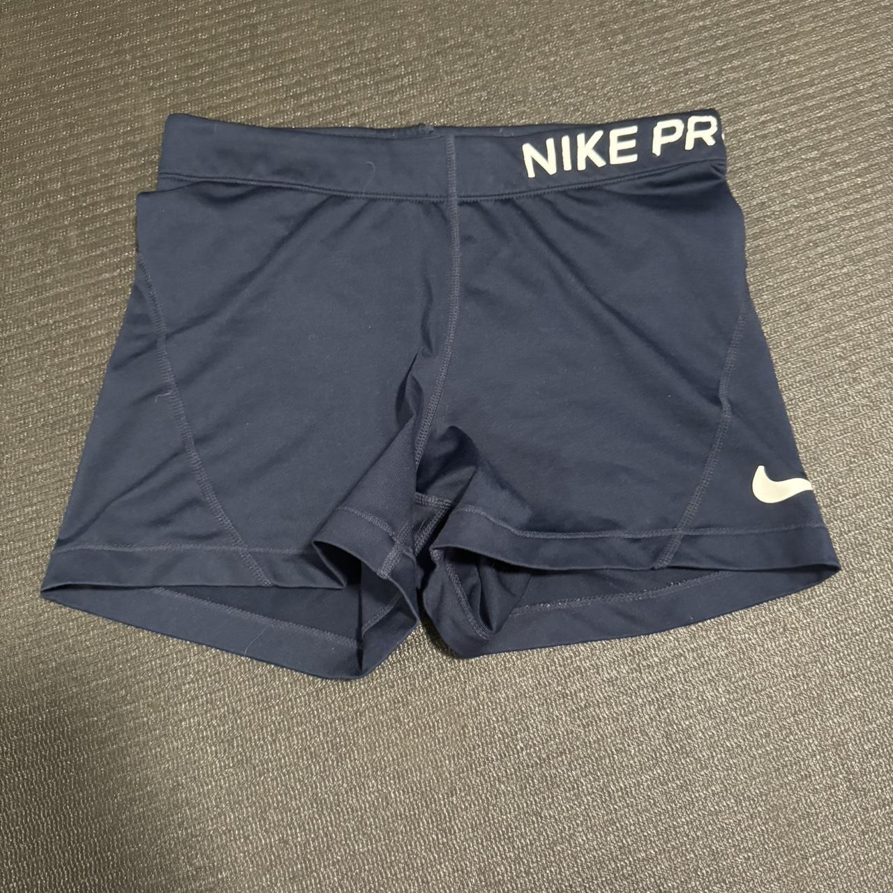 Navy Nike pros - A little older - Used for... - Depop