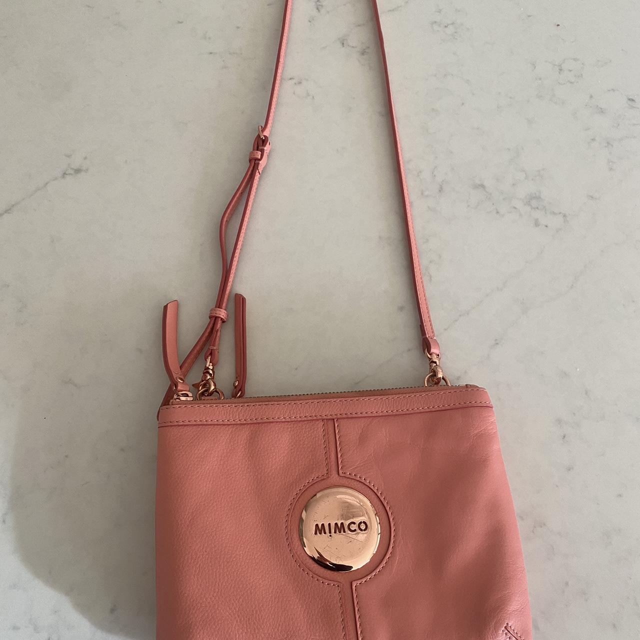 Across body mimco bag Good condition Pink\ peach... Depop