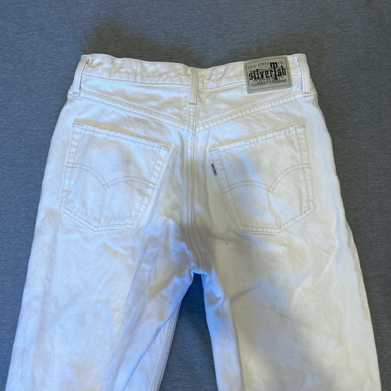 vintage levi's silver tab baggy jeans with | Depop vintage levi's silver tab baggy jeans with | Depop