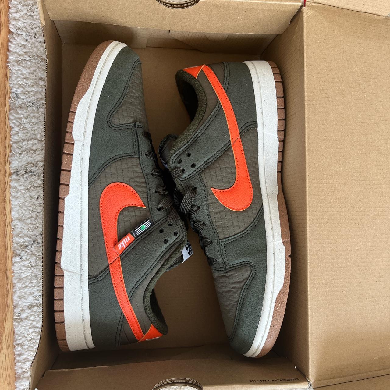 Nike Dunk Low Retro NN in the color sequoia/orange... - Depop