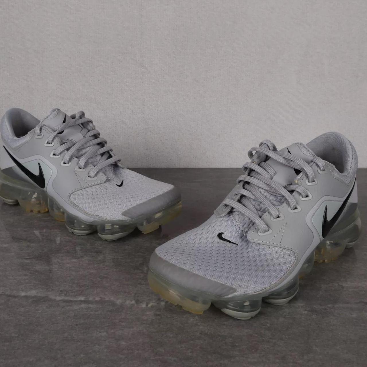 Nike Air Vapormax GS Grey Sports Junior Trainers UK. Depop