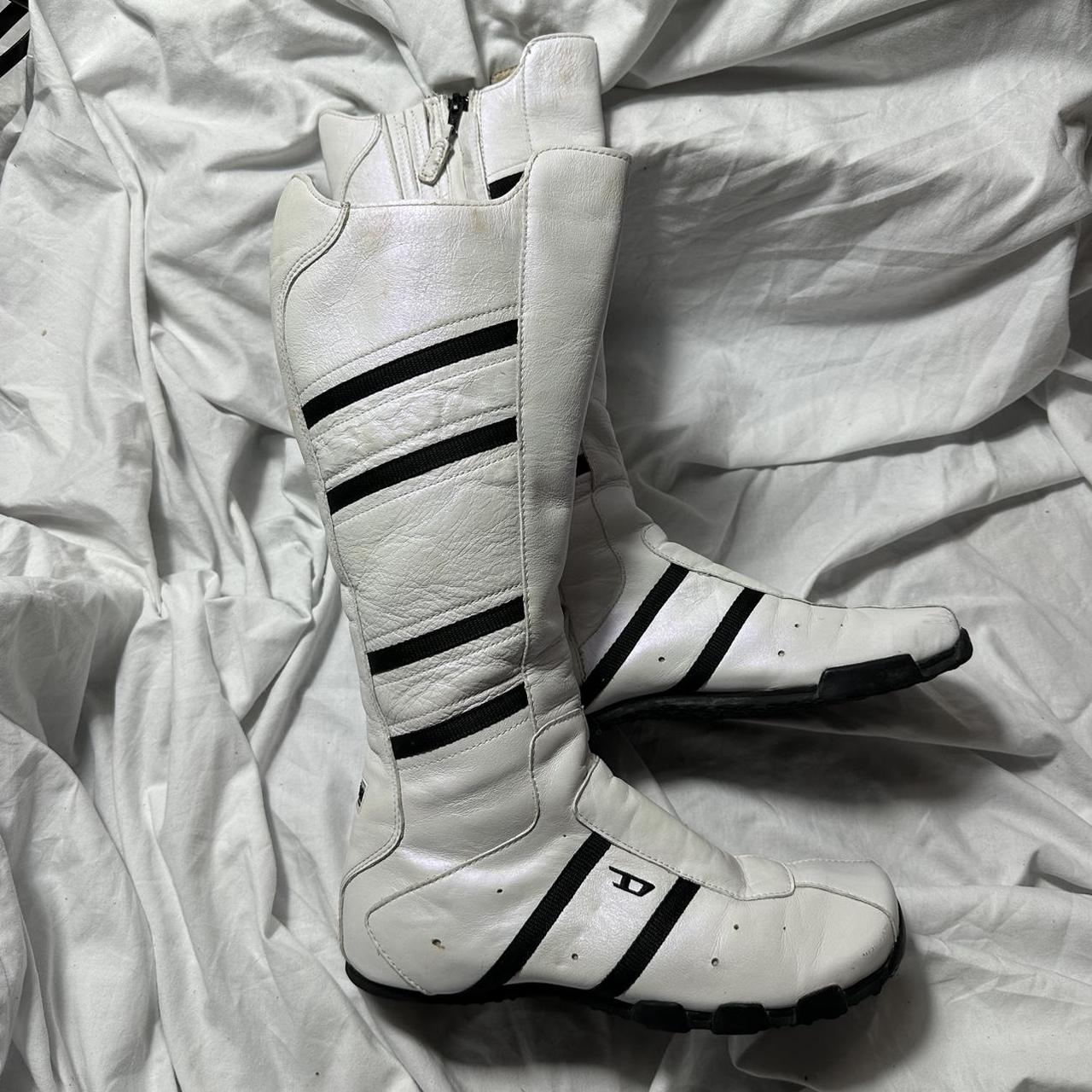 Diesel Vintage Boxing Wrestling Moto boots SOLD... Depop