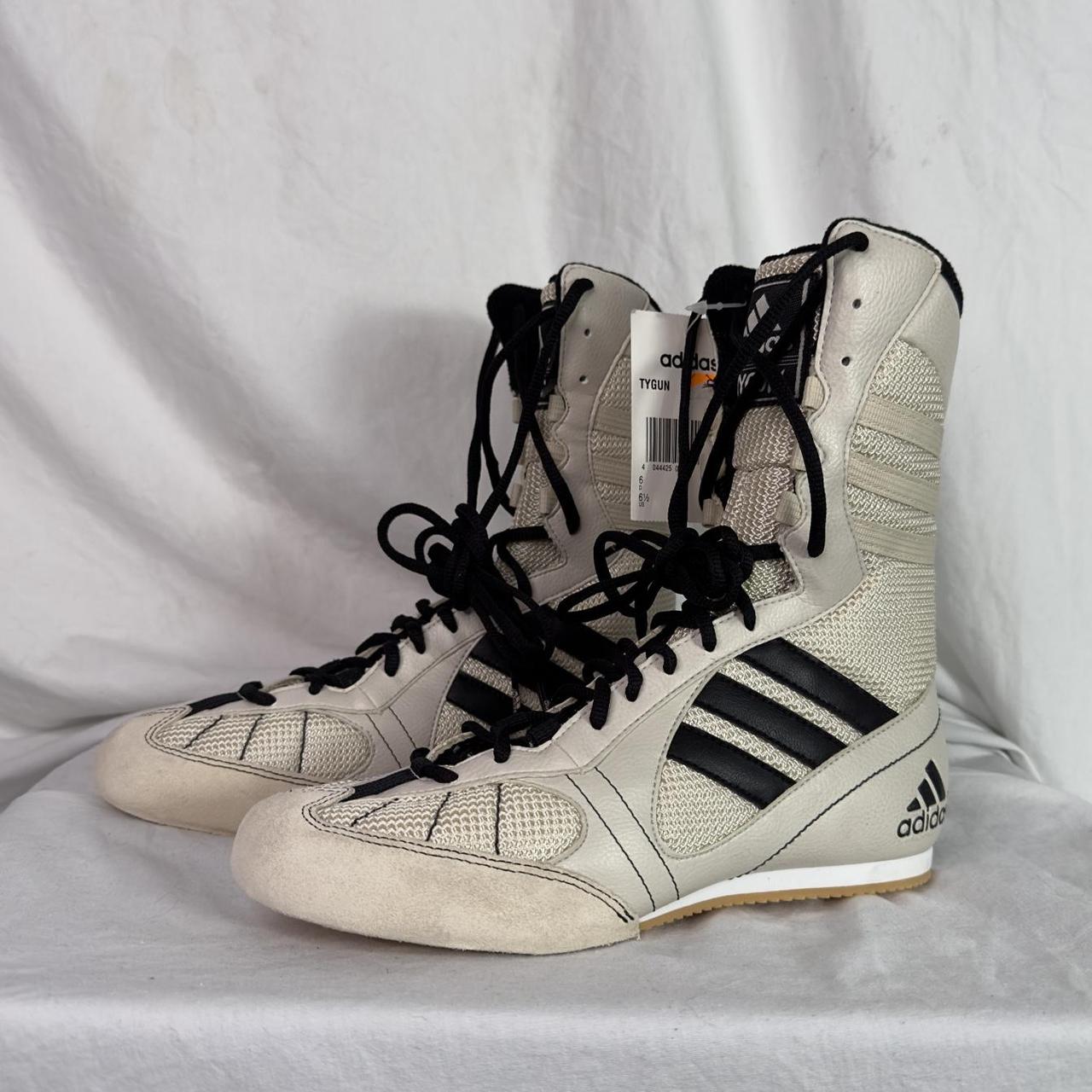 Adidas Vintage Boxing Wrestling boots / mostro alto... - Depop