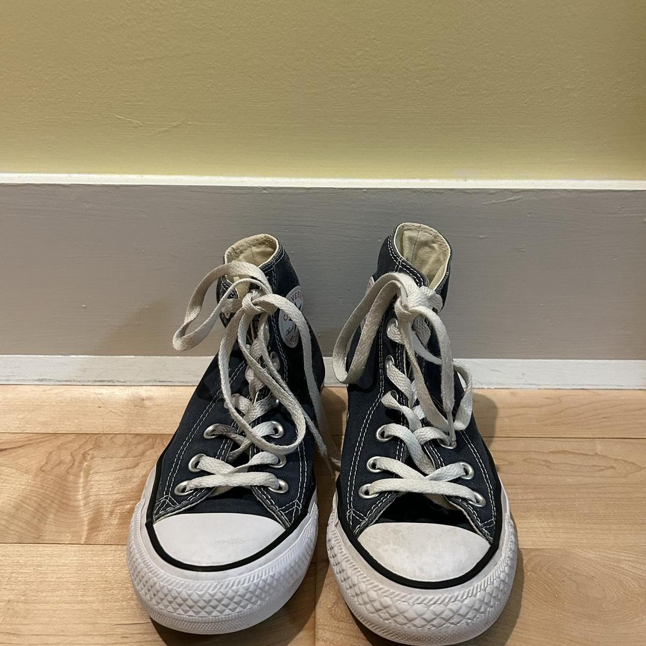 Navy converse size on sale 6