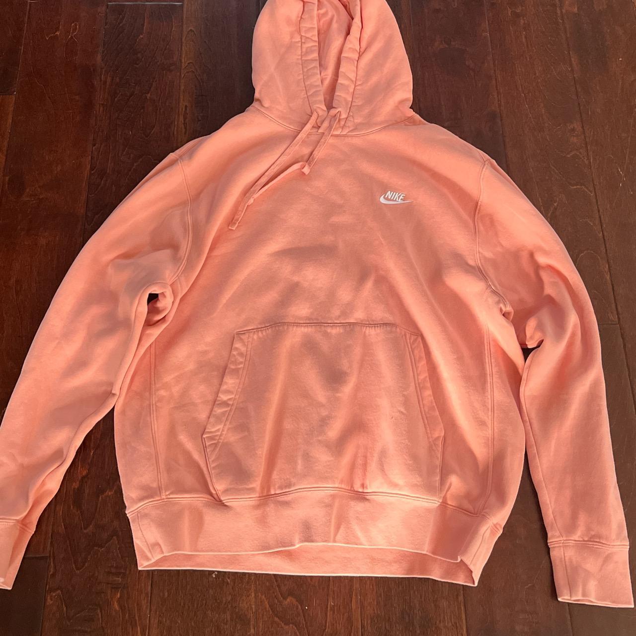 peach nike jacket
