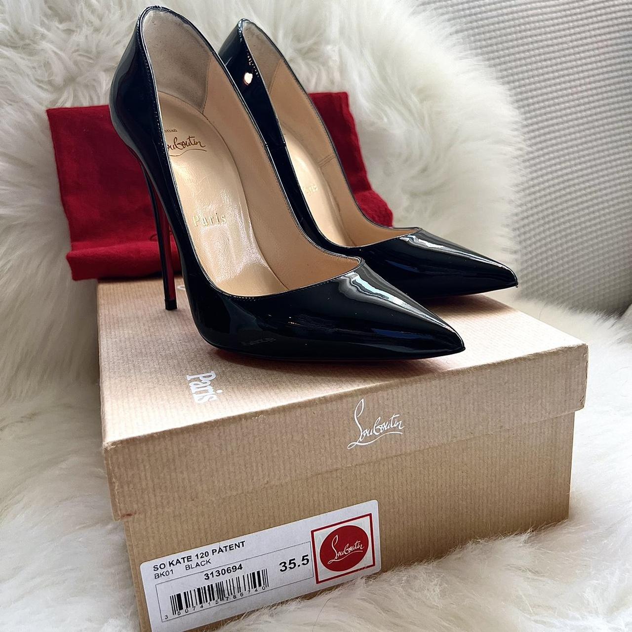 Christian Louboutin red bottom dress shoes. Wire - Depop