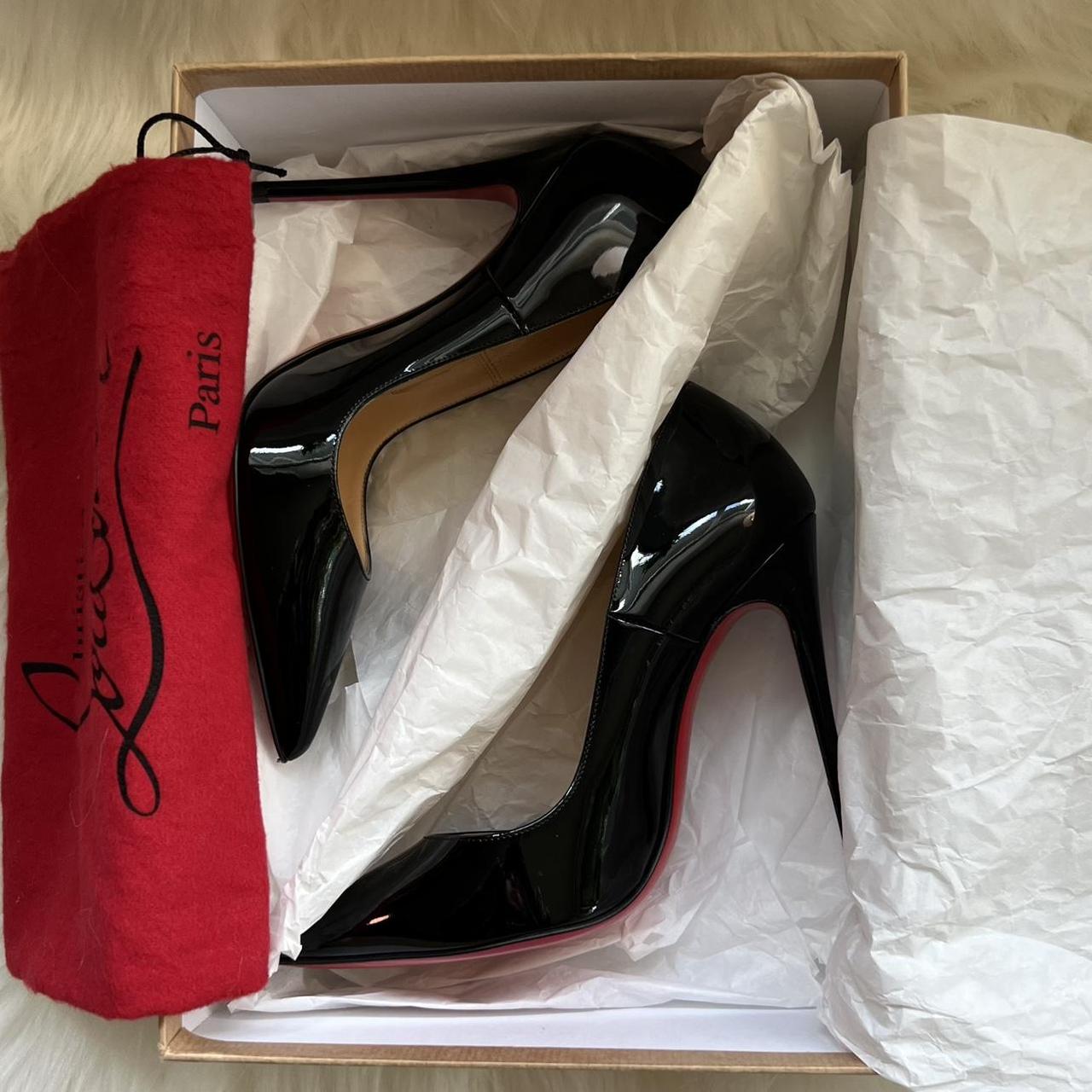 Christian Louboutin red bottom dress shoes. Wire - Depop