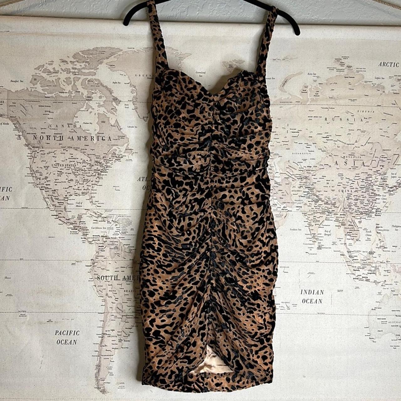 House Of CB Cleo Leopard shops Print Corset Mesh Dress Size XS Brand New with Tags