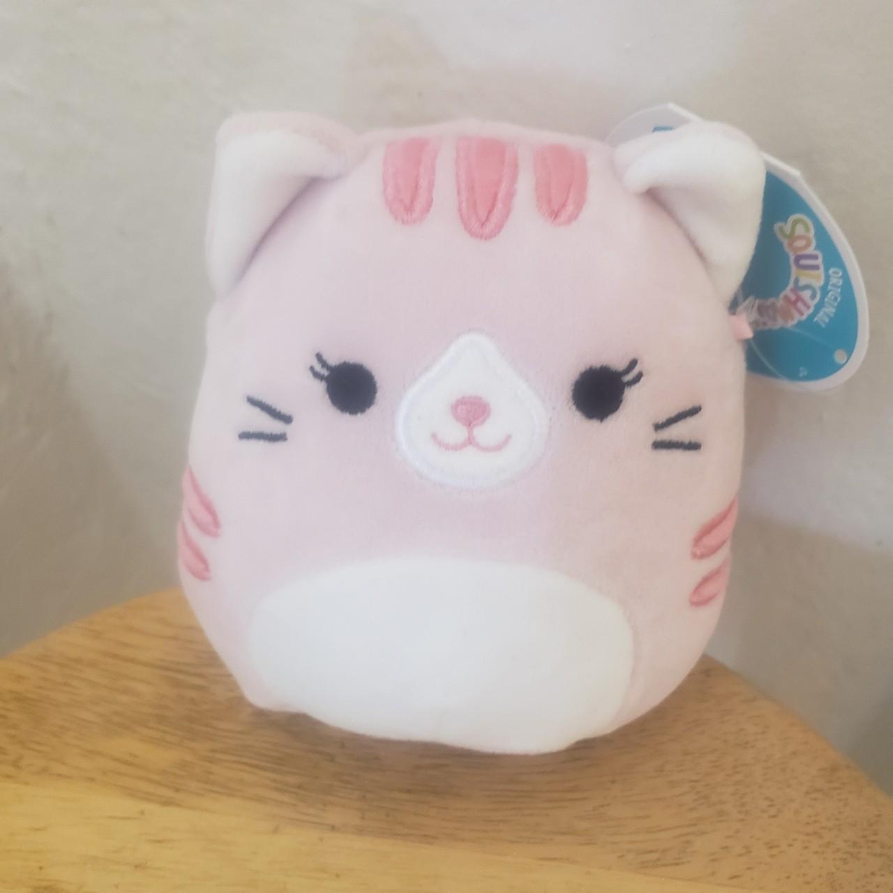 paulita the pink cat squishmallow, mini... - Depop
