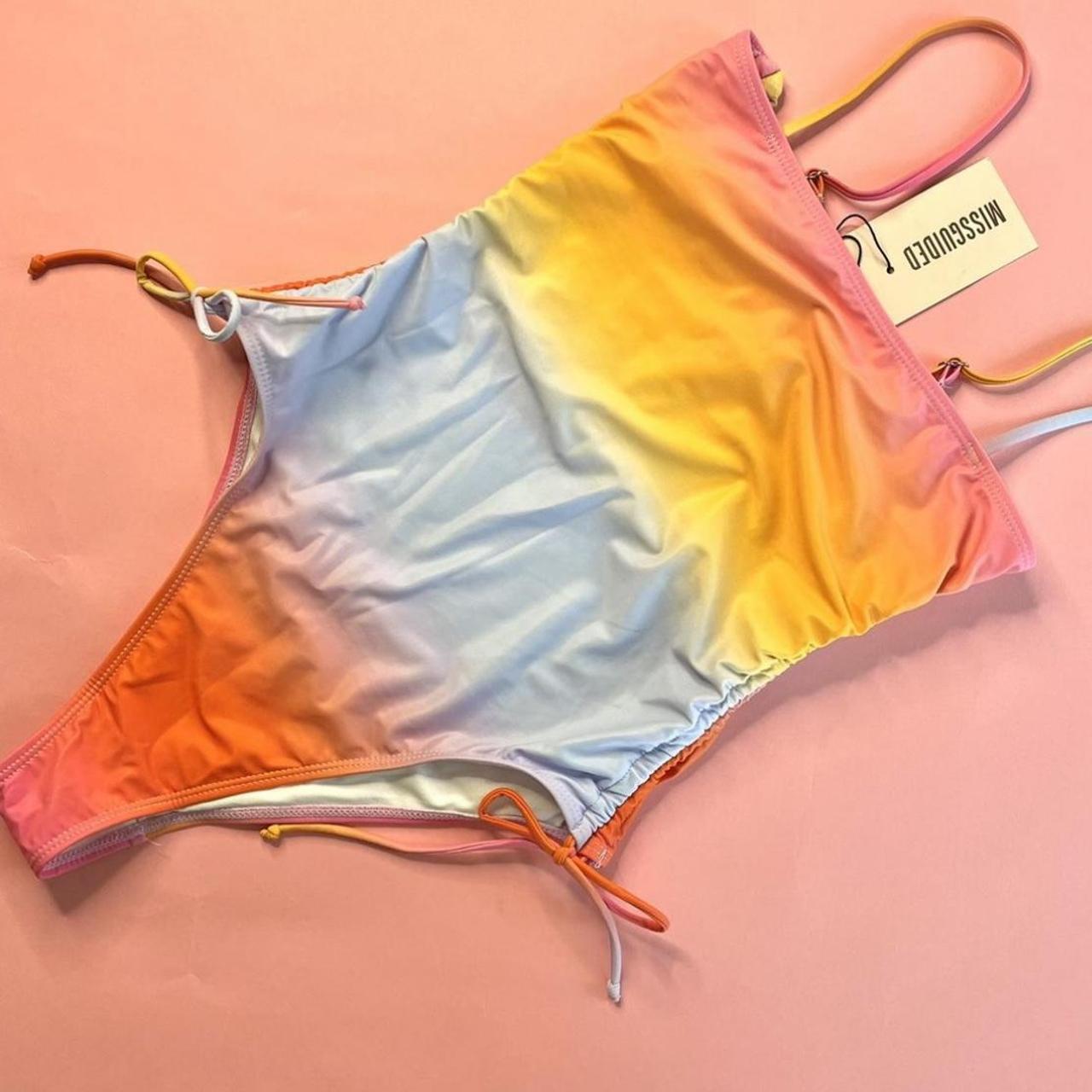 Missguided one piece swimsuit. New with tags. Sides... Depop