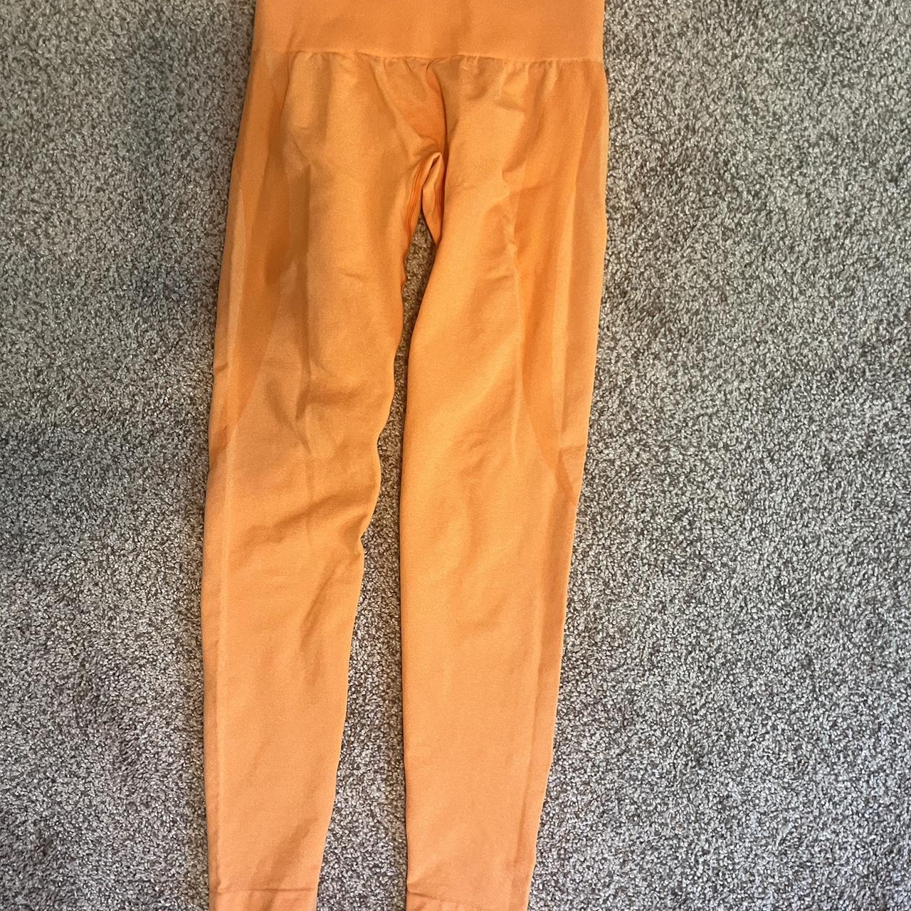 NVGTN orange contour seamless leggings -never - Depop