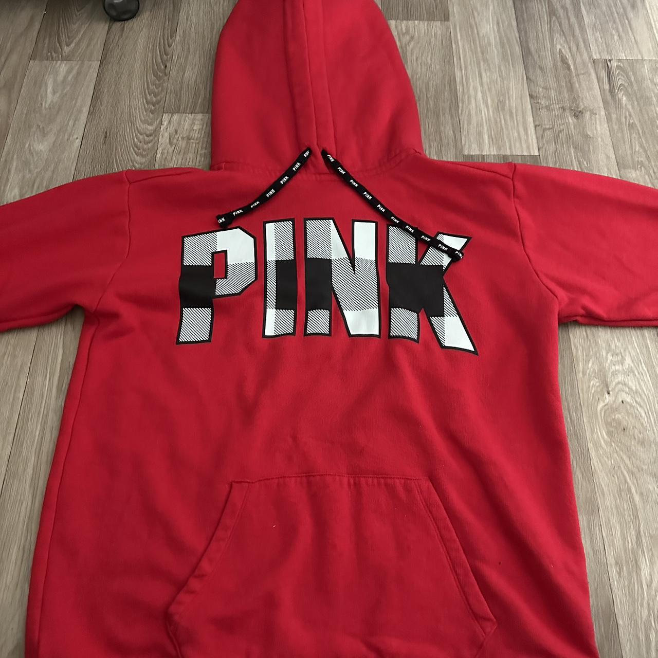 Victoria secret PINK HOODIE nice and fluffy on... - Depop