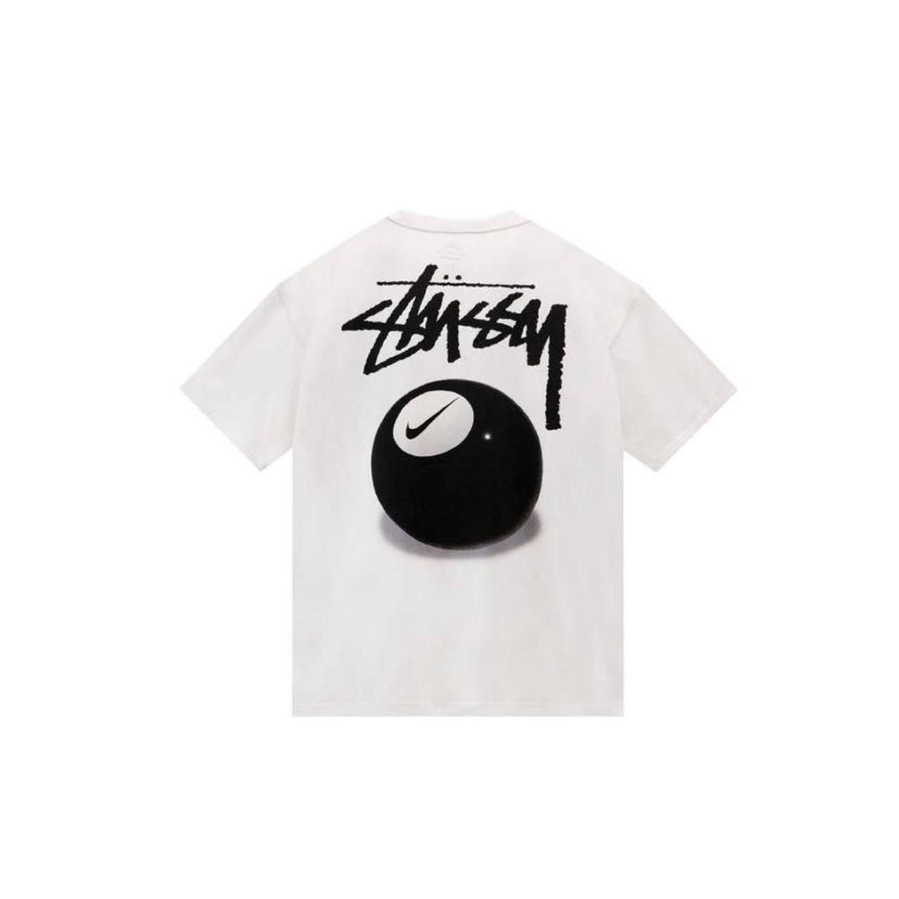 Nike X Stussy 8 Ball Tee “White” Size M in men’s... - Depop