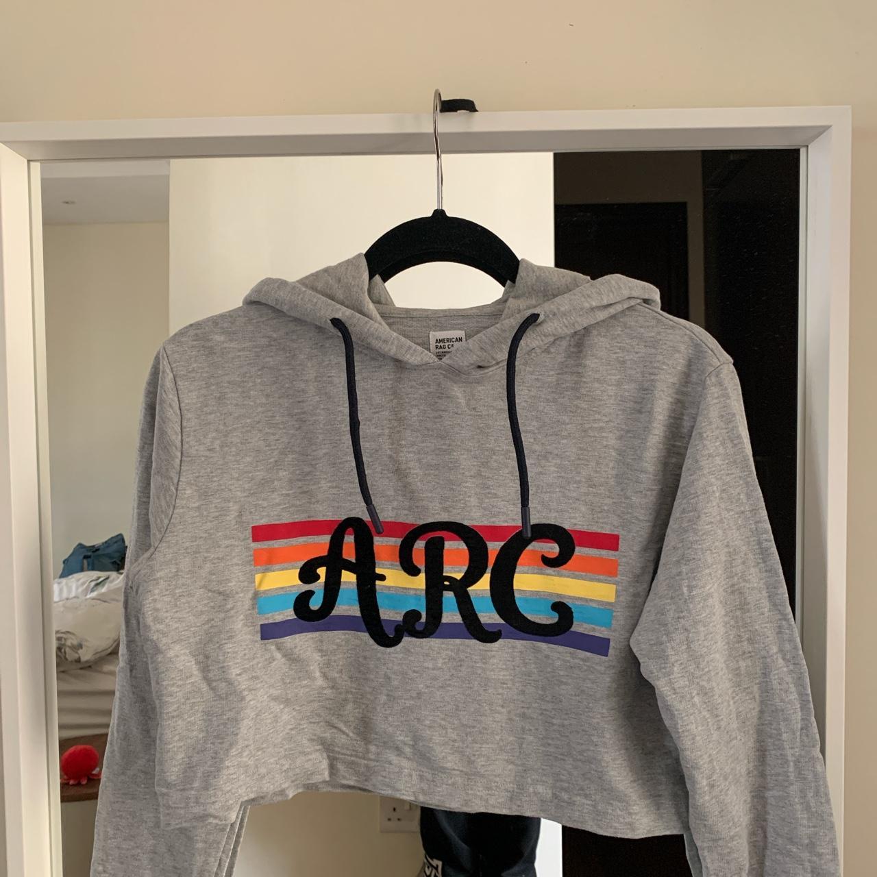 American Rag Cie Cropped Hoodie Depop