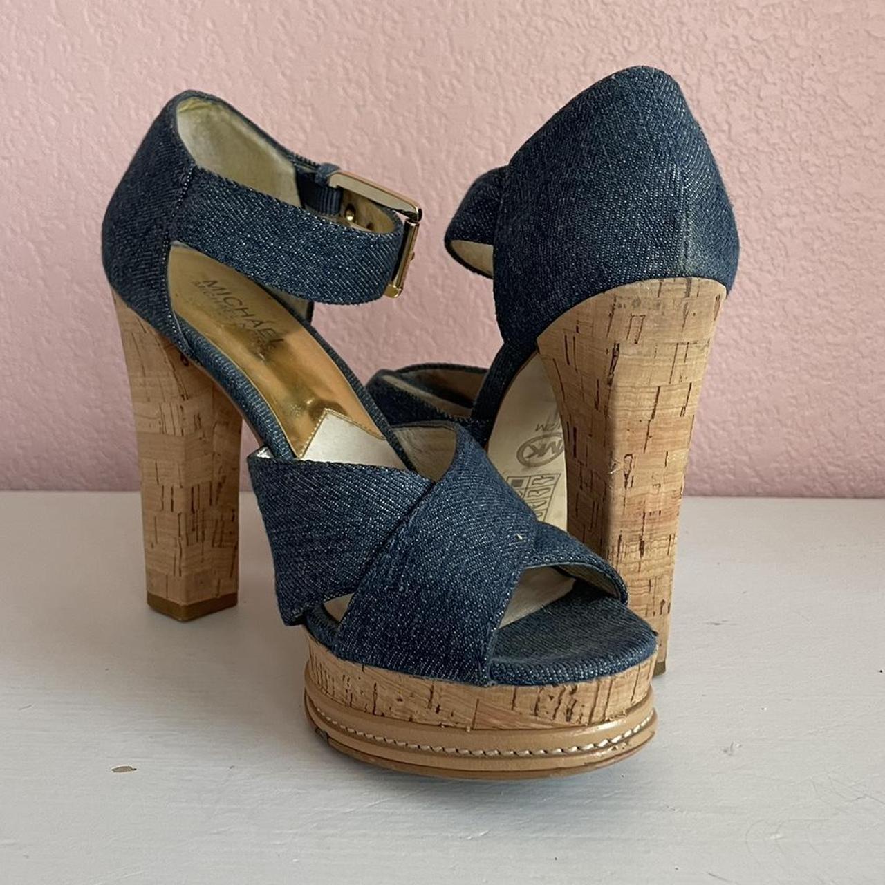 Michael kors store cork heels