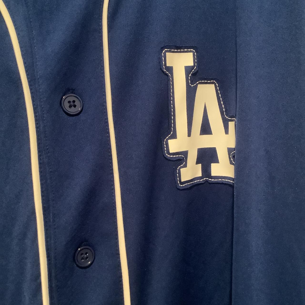 Dodgers Majestic jersey #Dodgers #baseball #blue #Mlb - Depop