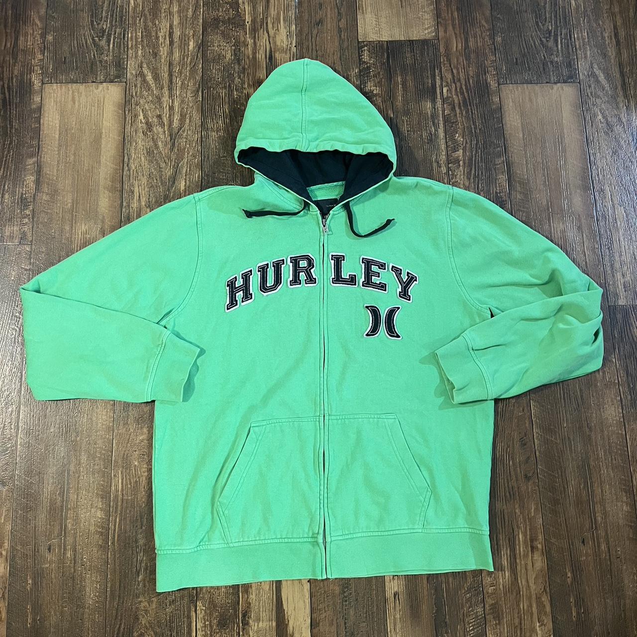 Green discount hurley hoodie